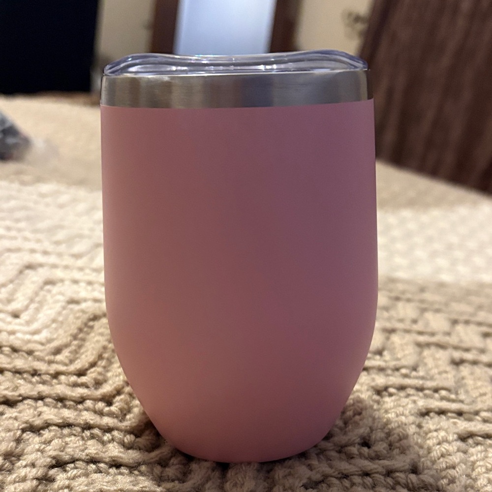 Pink Insulated Tumbler with Lid